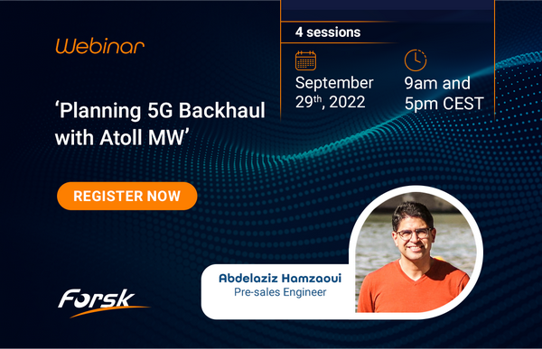 Webinar Planning 5G Backhaul with Atoll MW