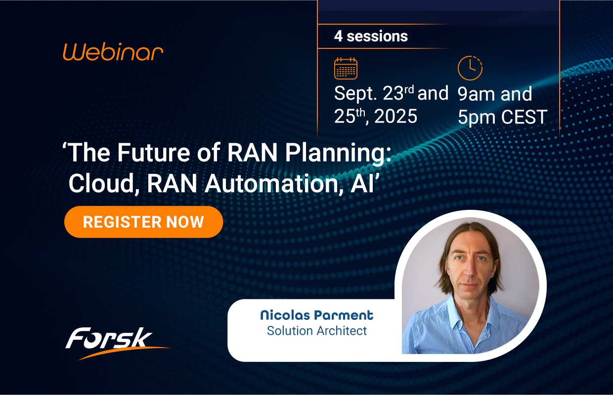 Webinar 'The Future of RAN Planning'